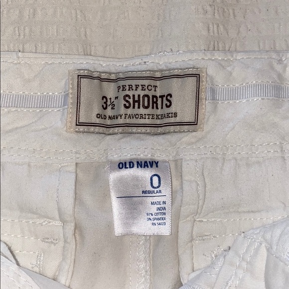 White Khaki Shorts - Picture 3 of 4